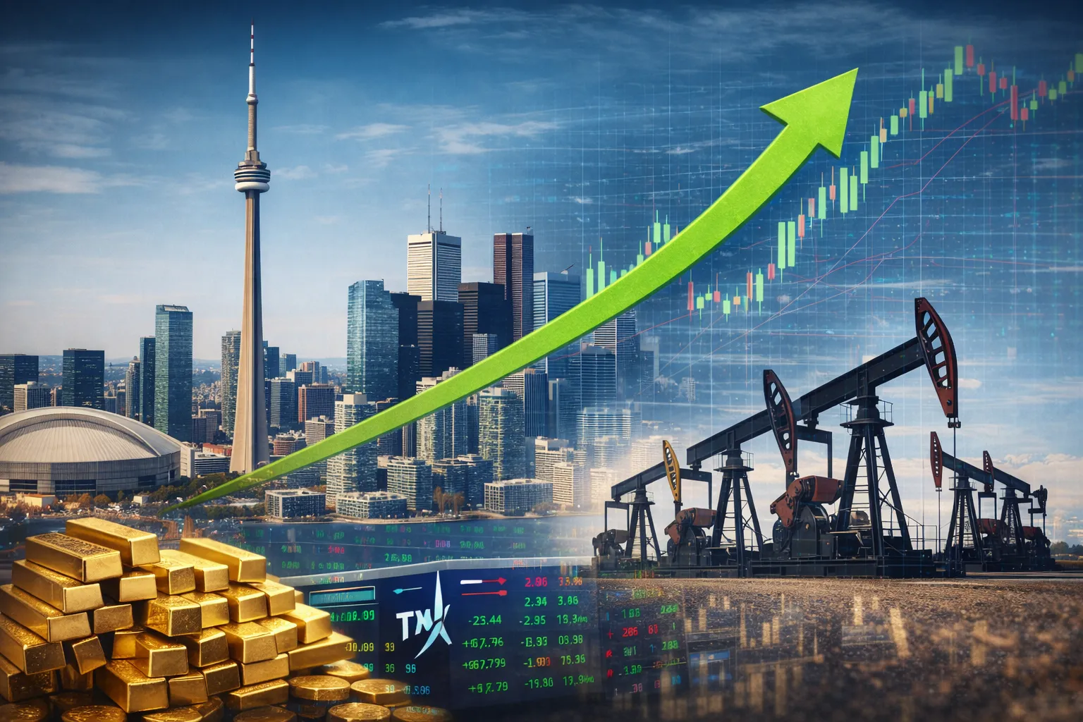 ارتفاع مؤشر تورونتو مع تراجع التضخم الأمريكي يعزز توقعات خفض الفائدة